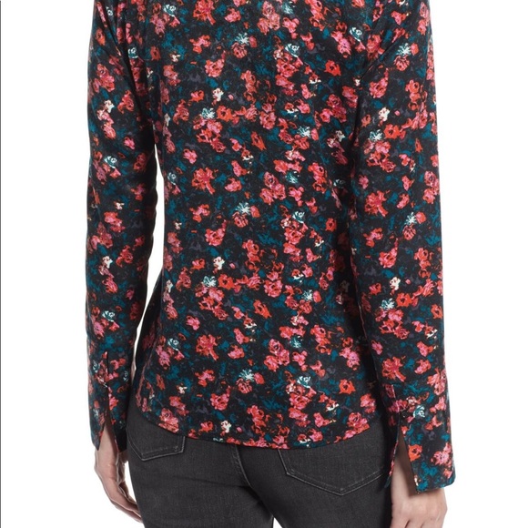 Something Navy Draped Front Top - Picture 3 of 4